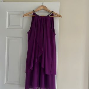 SLNY size 8 purple dress- worn once